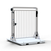 V-DOOR | dimensions: 2000 x 2000 x 2350 mm, passage width: 1790 mm | door on concrete plate | electromechanical